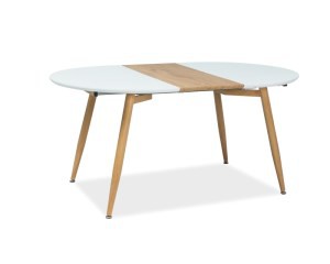 Стол раскладной Signal Avon 120(200)X100 белый дуб